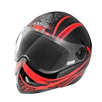 SB-50 DOT MAT BLACK+RED 600MM-PL.VISOR